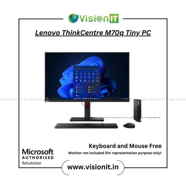 Refurbished Lenovo ThinkCentre M70q Tiny PC – MAR Certified, Business Desktop
