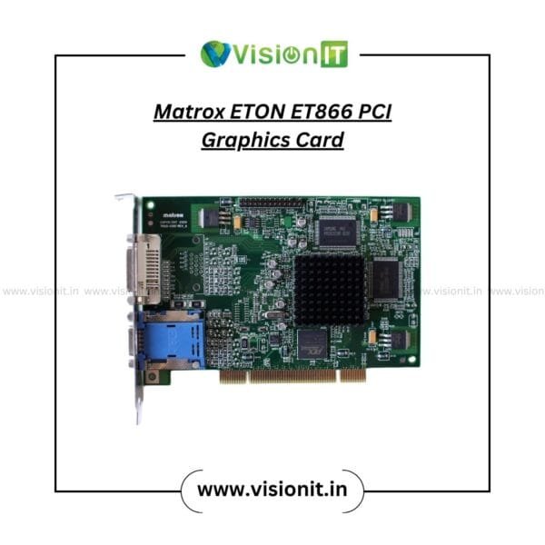 Matrox ETON ET866 PCI graphic card for office desktops, multi-monitor setups, and everyday computing tasks