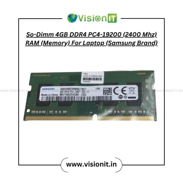 4GB DDR4 2400MHz Laptop Memory Module PC4-19200