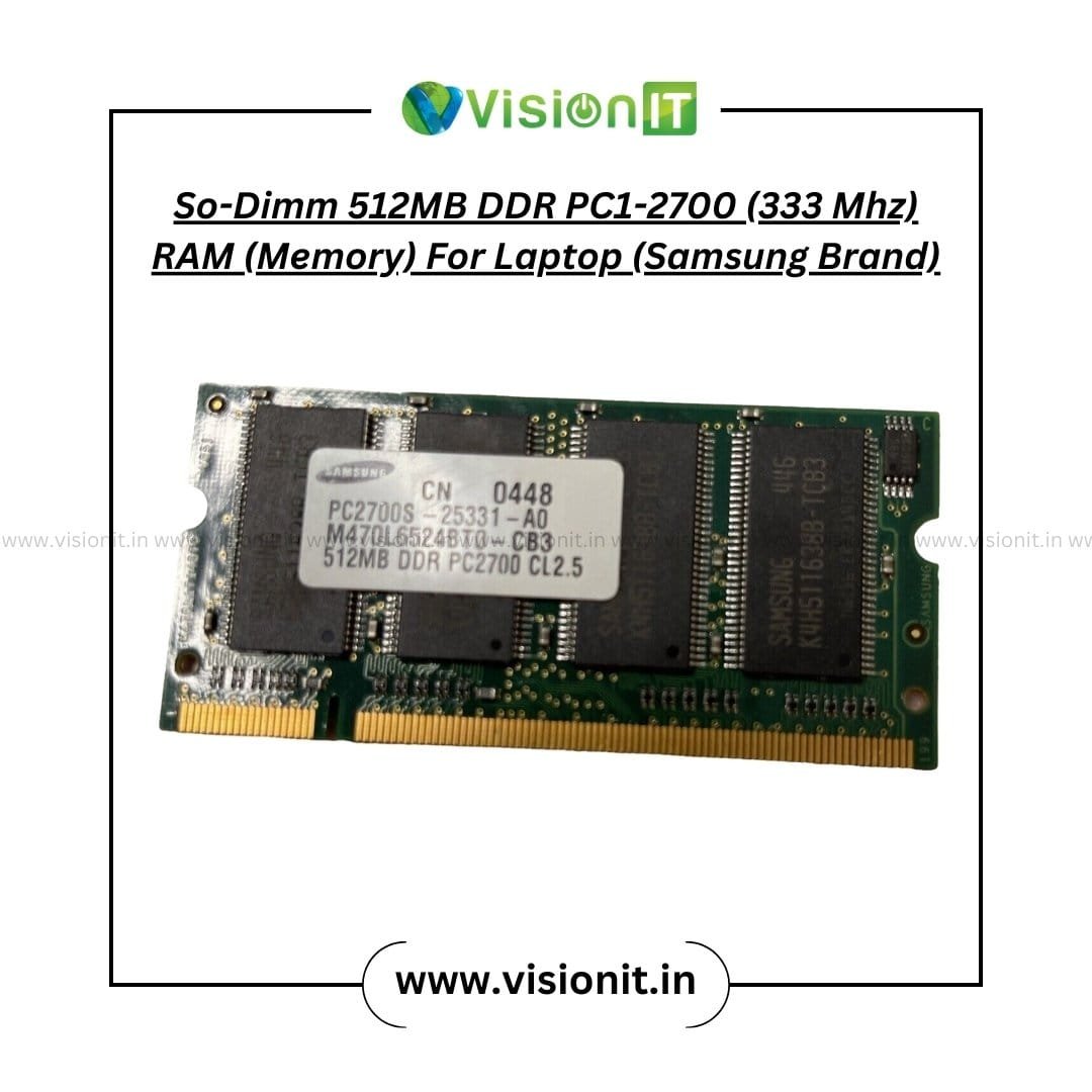 Vision IT 512MB DDR 333MHz So-DIMM Memory Module
