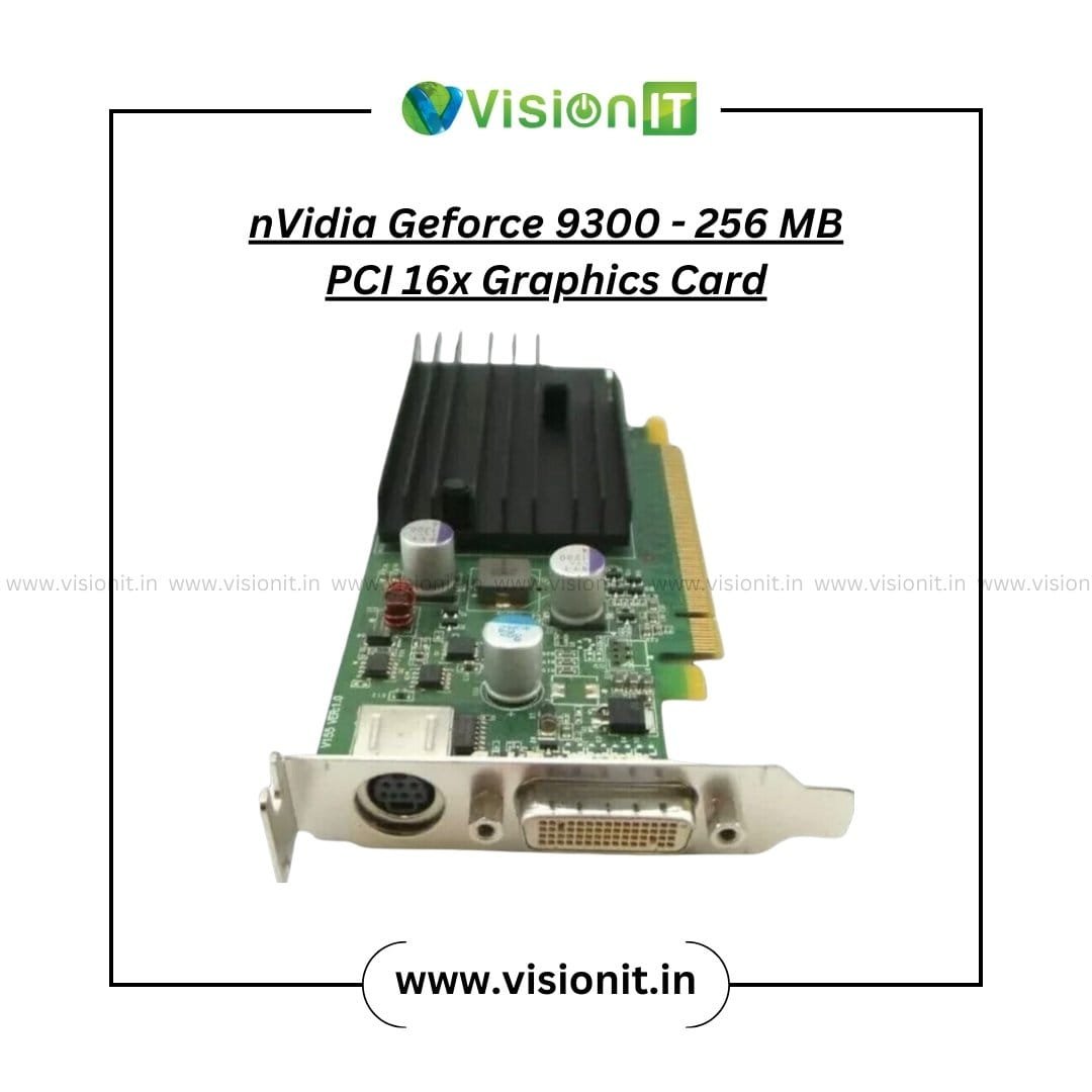 nVidia GeForce 9300 256MB PCI 16x Graphics Card for Desktop Upgrade
