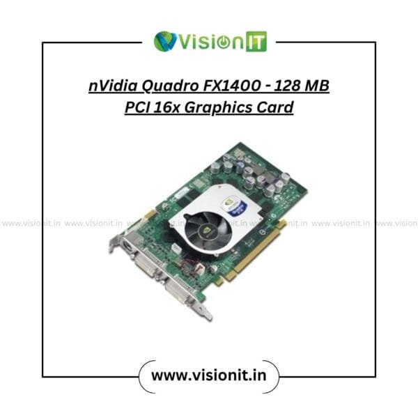 NVIDIA Quadro FX1400 128MB PCI 16x Graphics Card for CAD and 3D Modeling