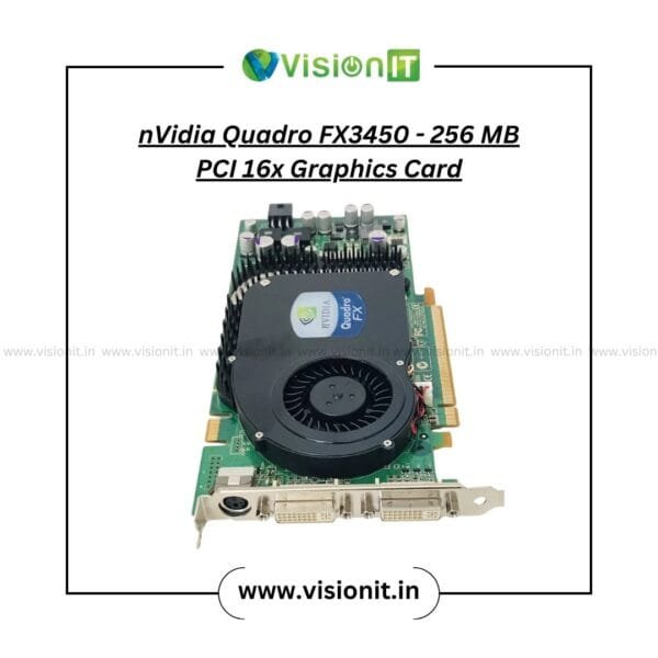NVIDIA Quadro FX3450 256MB PCIe graphic card for professional workstations