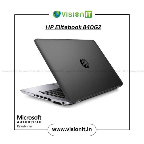 Refurbished HP EliteBook 840 G2 displayed in HD Images with premium build | High resolution visuals