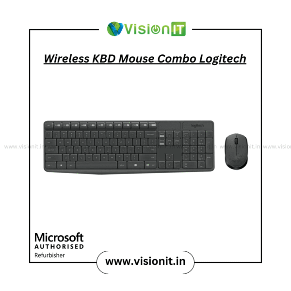 Logitech wireless keyboard and mouse combo for PC and laptop
