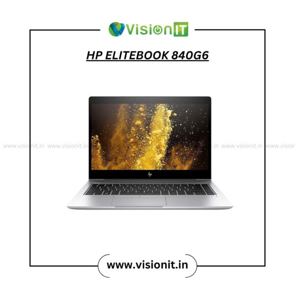 HP EliteBook 840 G6 Laptop with Intel Core i7 8th Gen, Slim Design, Genuine Windows, Upgradeable RAM & SSD