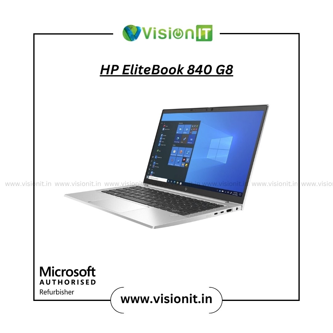 Refurbished HP EliteBook 840 G8 laptop business professional grade HD quality image