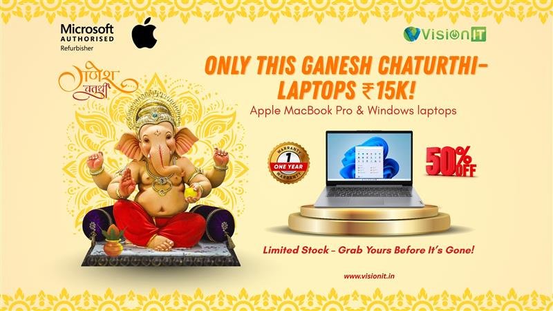 Ganesh Chaturthi Laptop Deals to Bring Home Prosperity