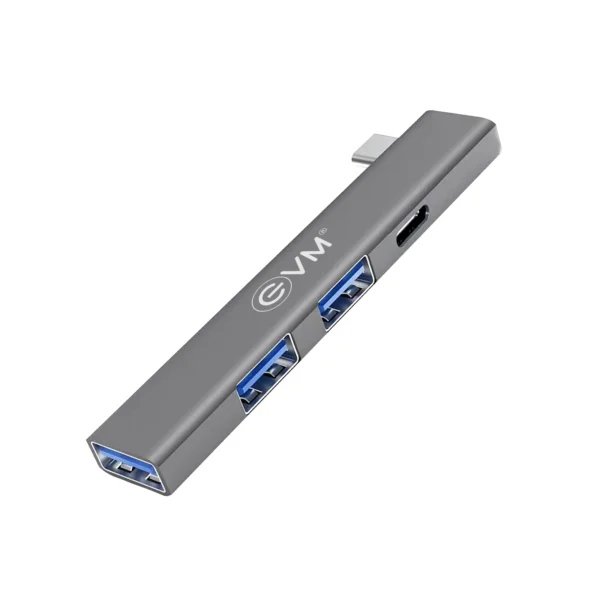 EVM Type-C USB hub multiport adapter for laptop connectivity
