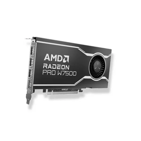 AMD Radeon Pro W7500 8GB professional graphics card for CAD, BIM, 3D design and multi-display workstation productivity