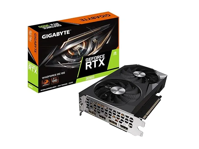 Gigabyte RTX 3060 12GB Windforce OC for smooth gaming and rendering performance