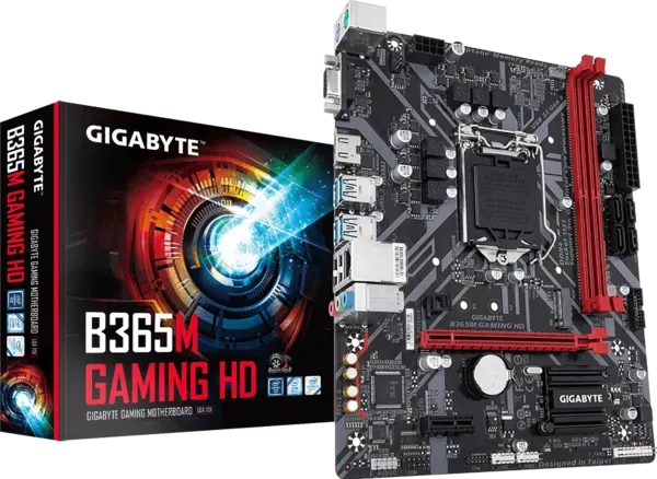 GIGABYTE B365 M HD Gaming Micro ATX motherboard with LGA1151 socket and DDR4 support for Intel desktop builds in India