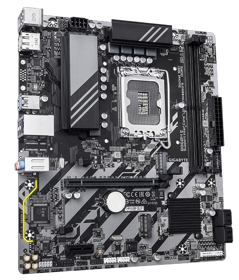 GIGABYTE B860M E DDR5 motherboard for Intel desktop PC