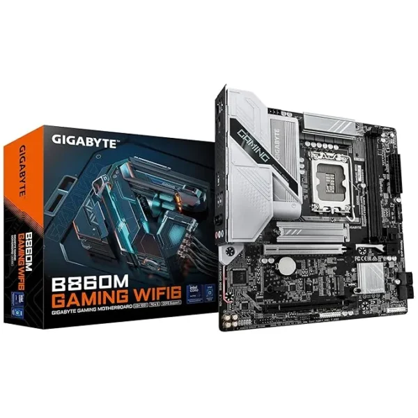 GIGABYTE B860 M Gaming Wi-Fi 6 DDR5 motherboard for Intel gaming PC