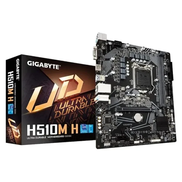 GIGABYTE H510 MH Intel H510 Micro ATX motherboard with LGA1200 socket and DDR4 support for desktop builds in India