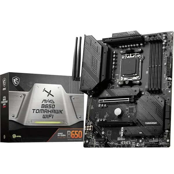 MSI MAG B650 Tomahawk WiFi AMD B650 ATX Motherboard with DDR5 support