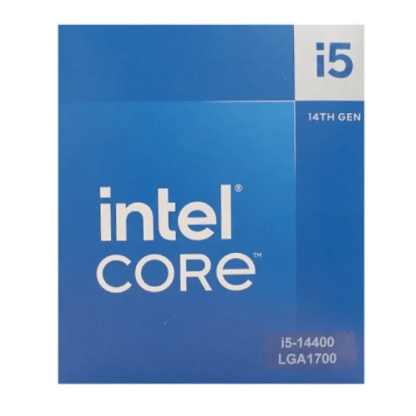 Intel Core i5-14400 14th Gen 10 core desktop processor with UHD 730 graphics for gaming and productivity PCs