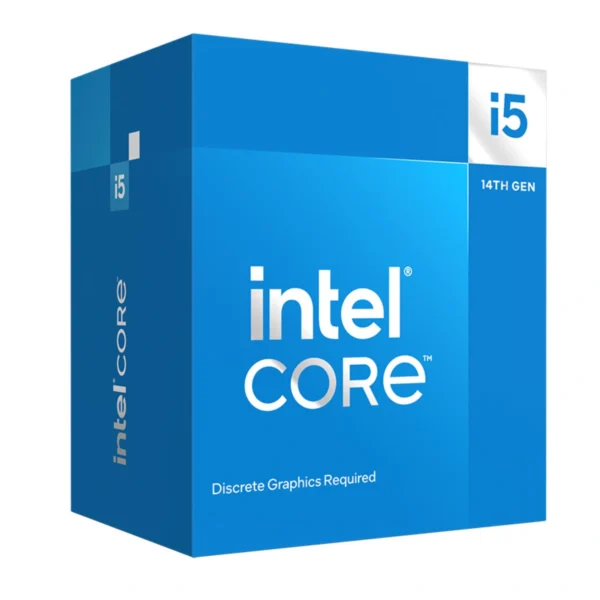 Intel Core i5-14400F 14th Gen 10 core gaming processor for high performance desktop PCs
