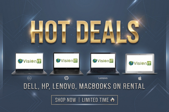 Rental PC and laptop service for corporate events training office setup short-term projects India